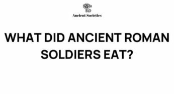 Unearthing the Diet of Ancient Roman Soldiers: What Fueled an Empire?