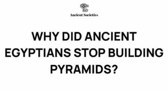 The Mysterious Decline: Why Did Ancient Egyptians Abandon Pyramid Construction?