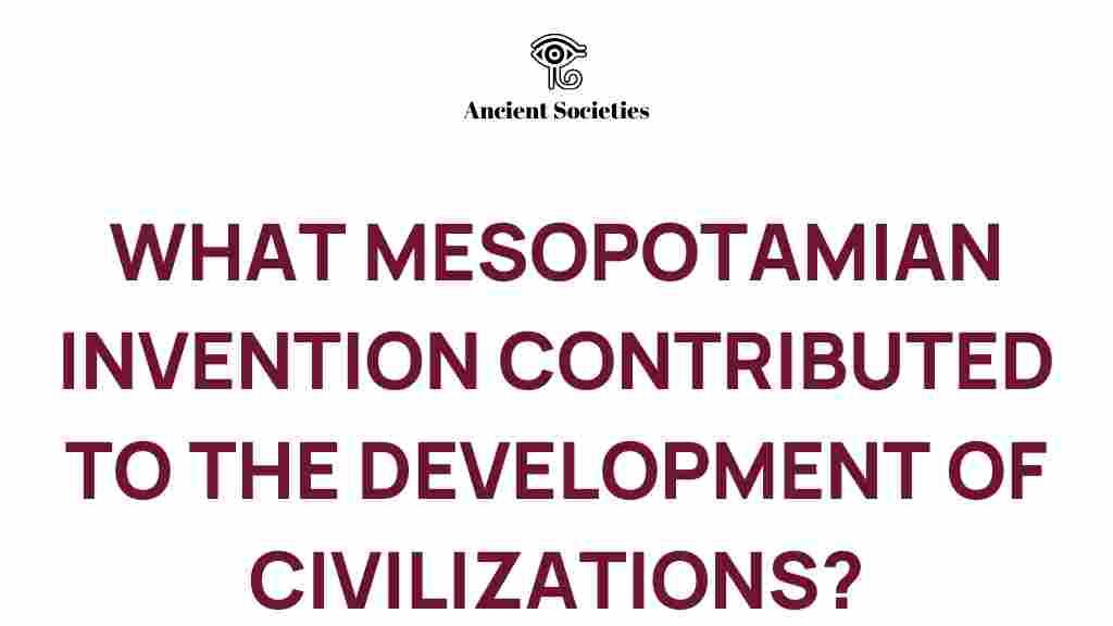 mesopotamia-invention-civilization